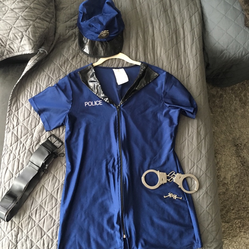 EUC police blue & black costume